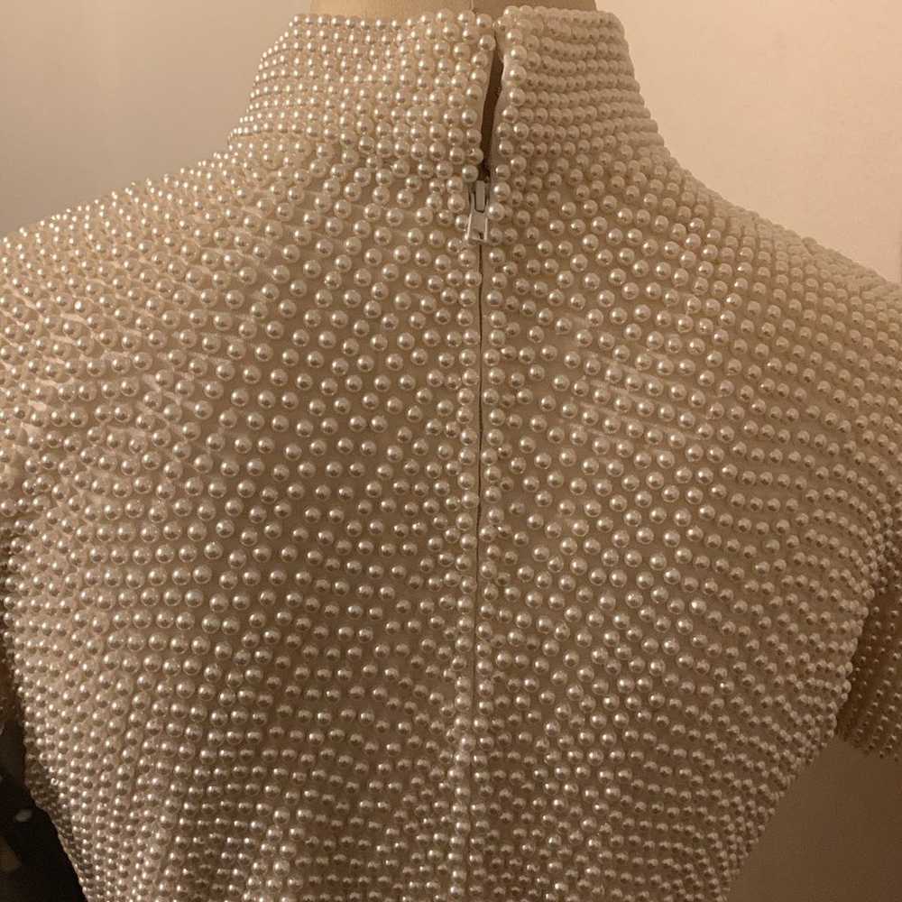 Vintage All Pearl  Short Sleeve Blouse - image 4