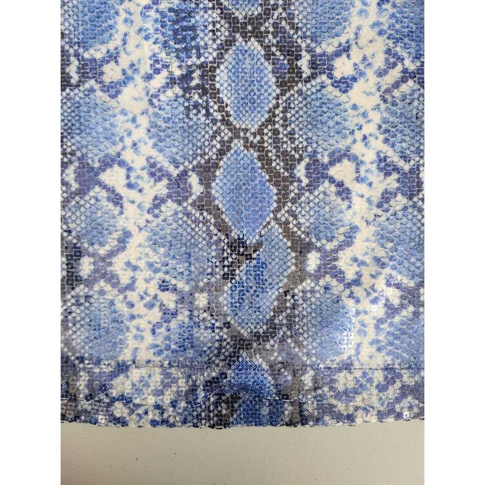 NWOT L'AGENCE Jane Sequin Cami Size XS Blue/White - image 9