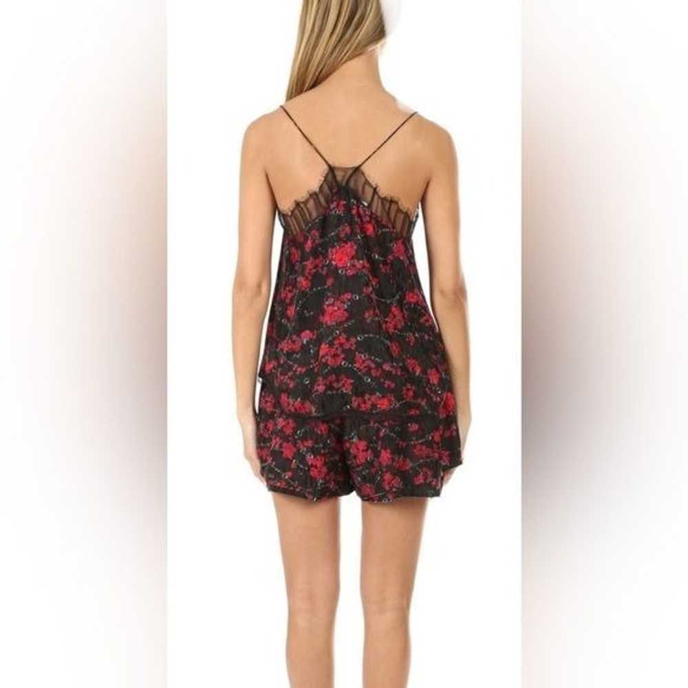 IRO Dasher Floral and Lace Cami Top in Black - image 2