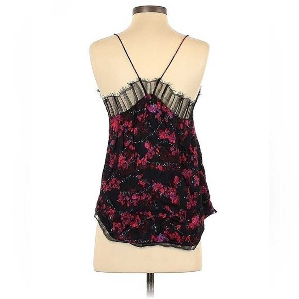 IRO Dasher Floral and Lace Cami Top in Black - image 5