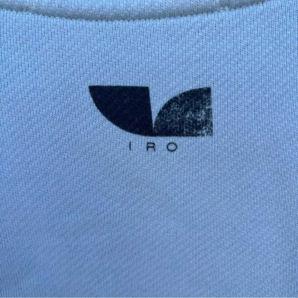 IRO Lusse Pleated Shoulder Sweatshirt Blue Ciel C… - image 4