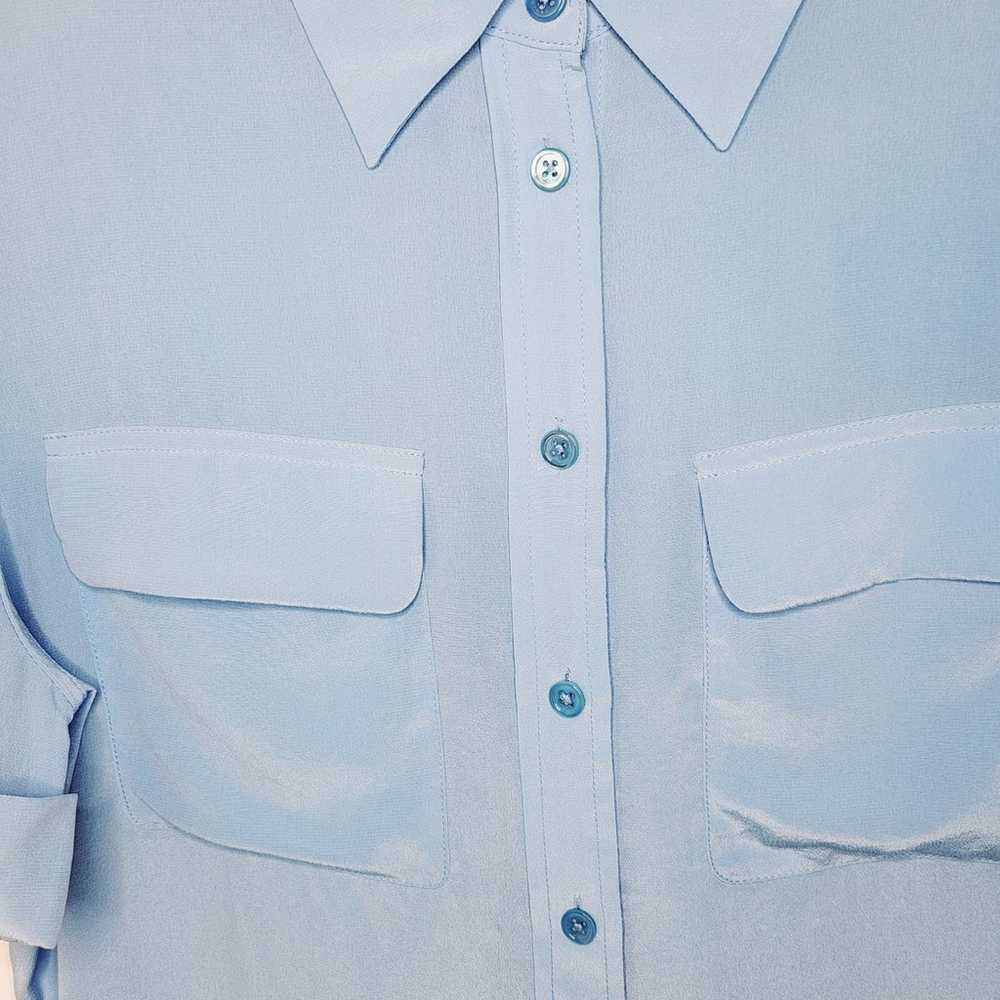 Equipment Femme 100% Silk button down blouse - image 2