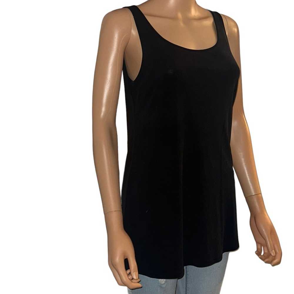 Eileen Fisher System Silk Georgette Crepe tank - image 4