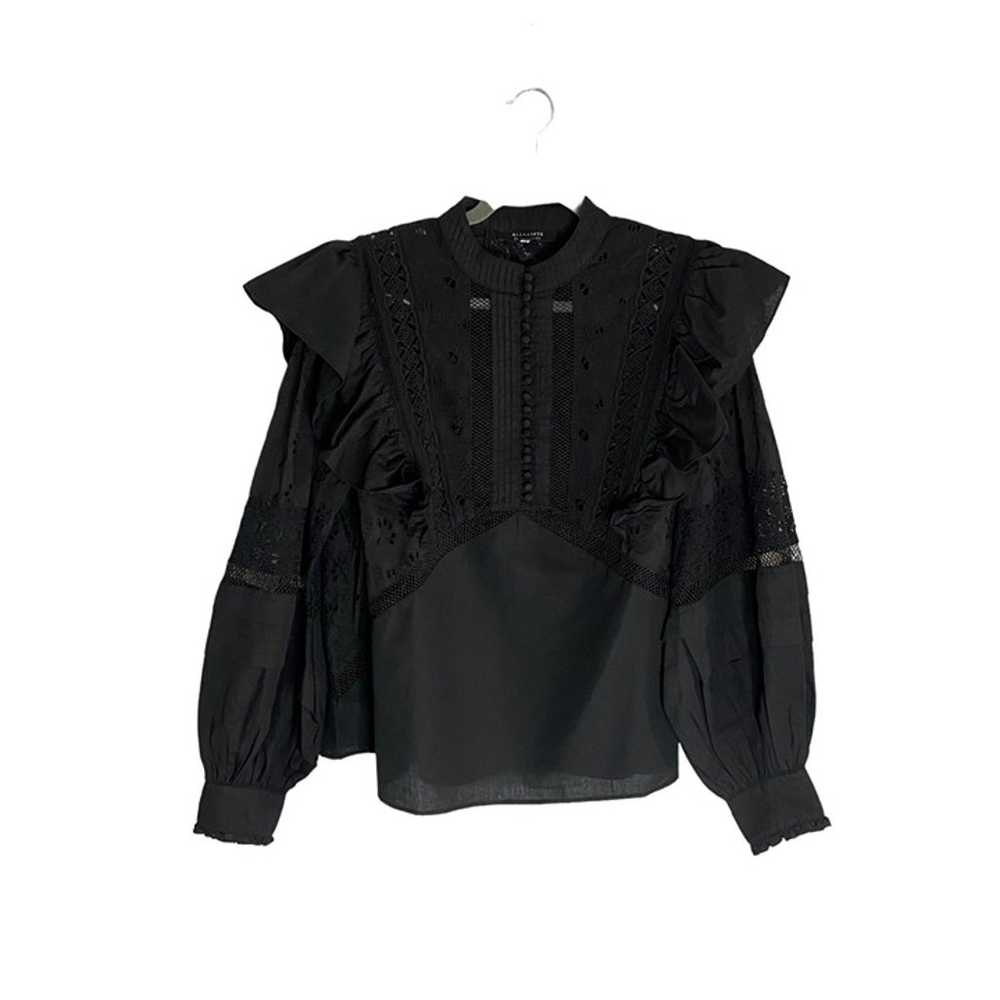 NWOT ALLSAINTS Aubrey Embroidered Frill Broderie … - image 3