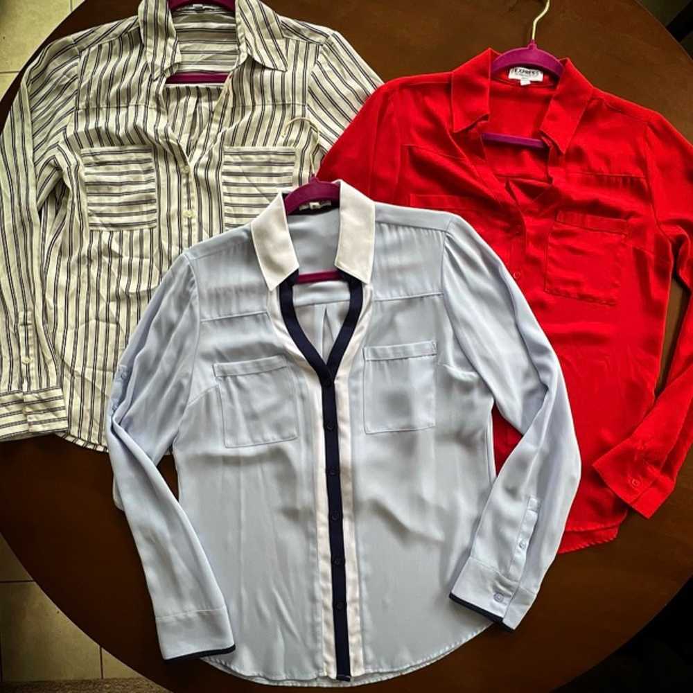 BUNDLE SET Express Portofino Shirt adjustable sle… - image 1