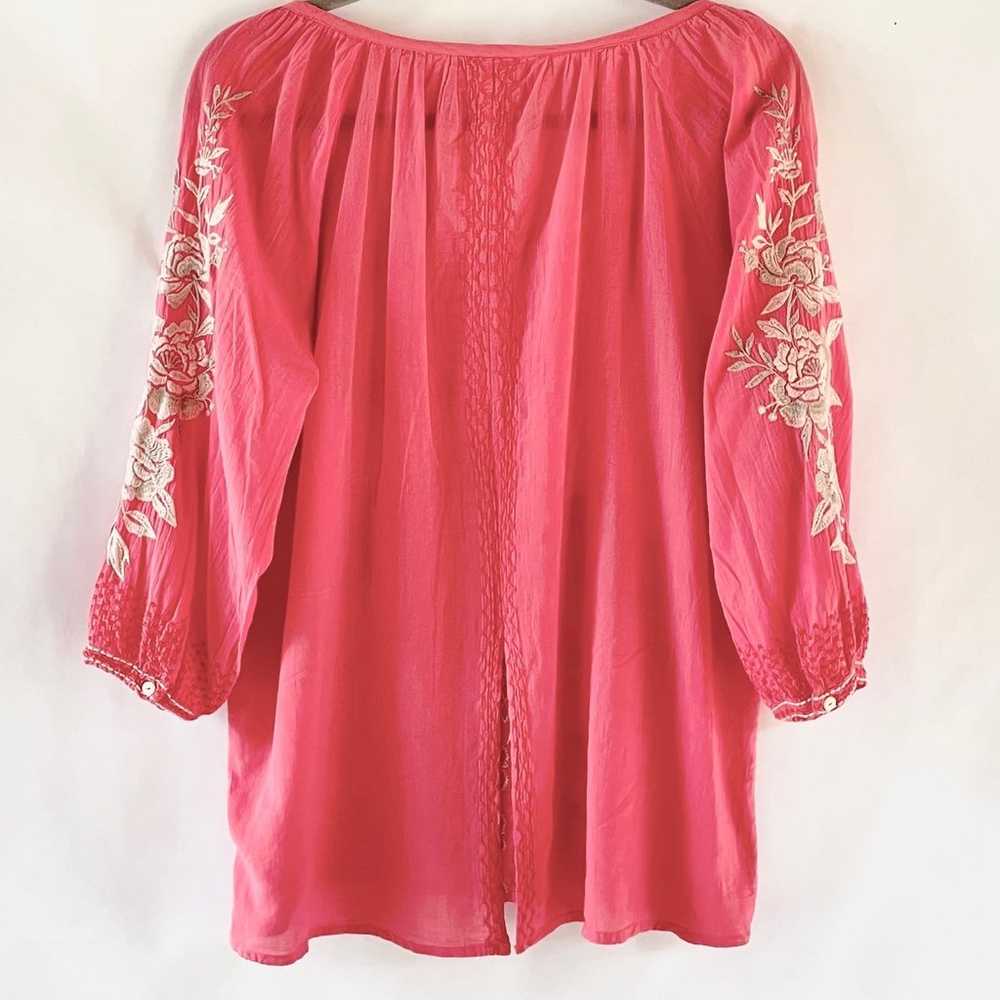 Johnny Was Workshop Surya Peasant Top S Dusty Cor… - image 3