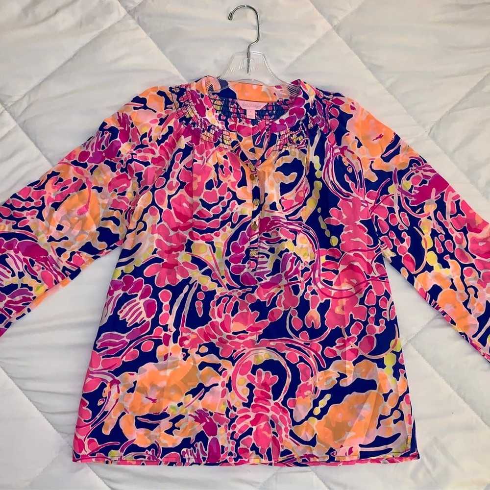 Lilly Pulitzer Silk Shirt - image 1