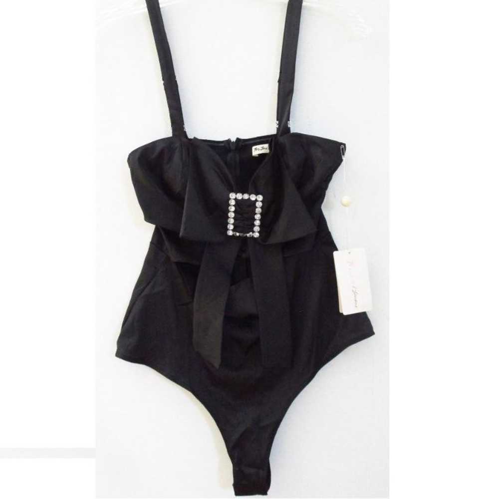 One Piece Black Bodysuit For Love and Lemons - image 2