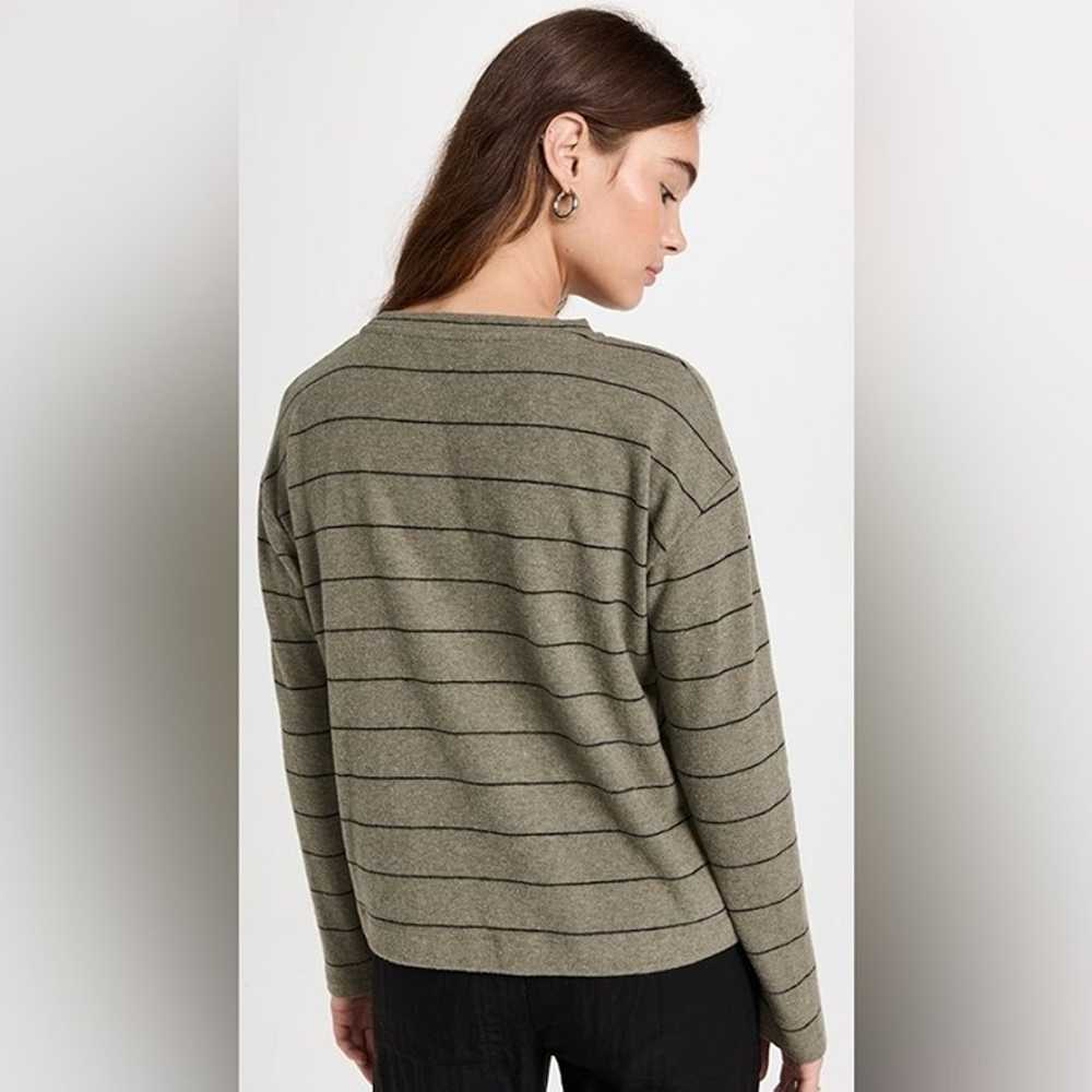 Vince Cozy Relaxed Stripe Long Sleeve T-Shirt - M - image 2