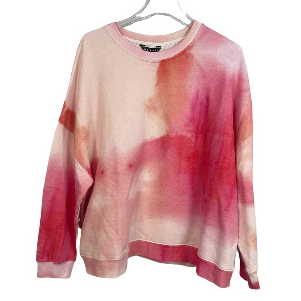 Whistles Tie Dye Sweatshirt Pink size Large - image 5