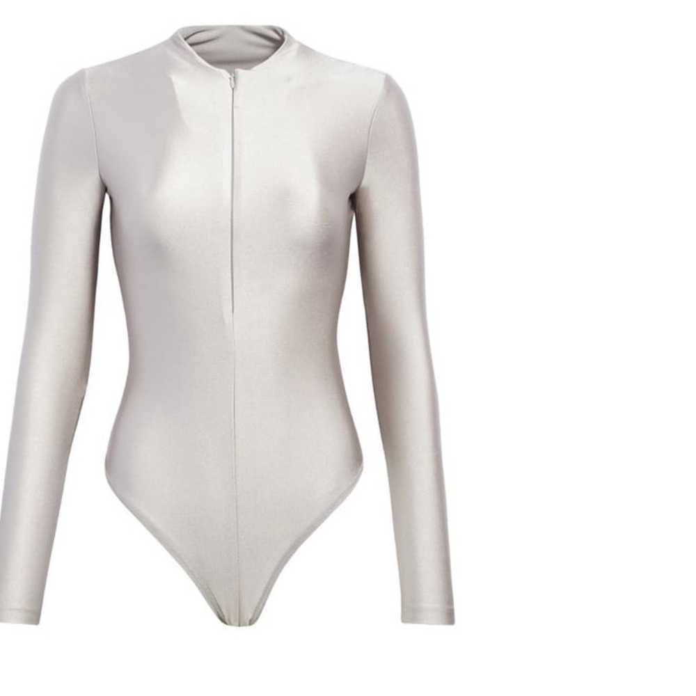 SKIMS NEW disco bodysuit long sleeve - image 4