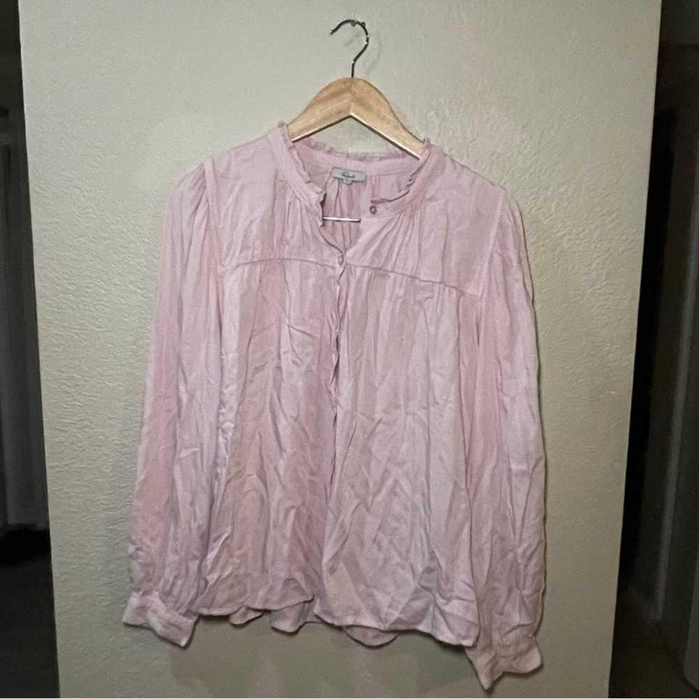 Rails Camille Blouse in Dusty Rose size: large - image 3