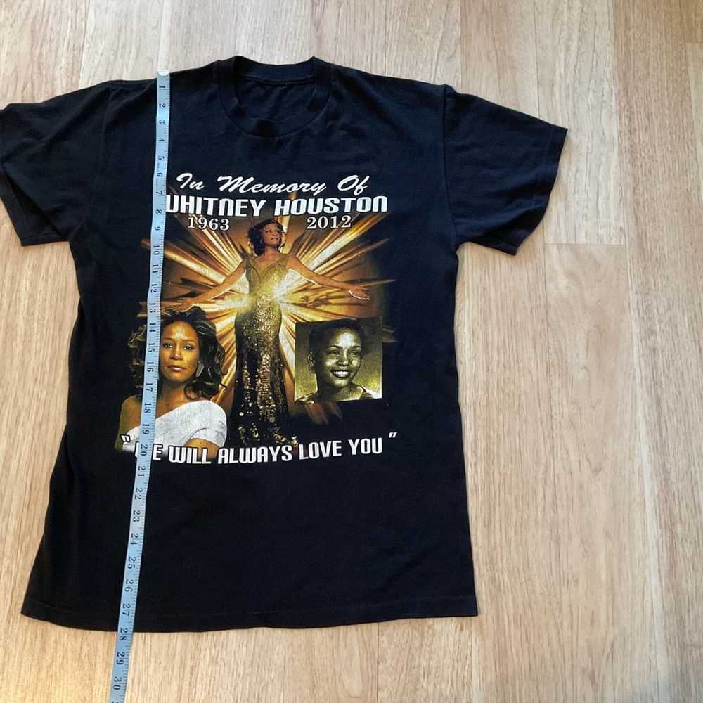 Whitney Houston Adult T-Shirt Queen of pop 1963-2… - image 3