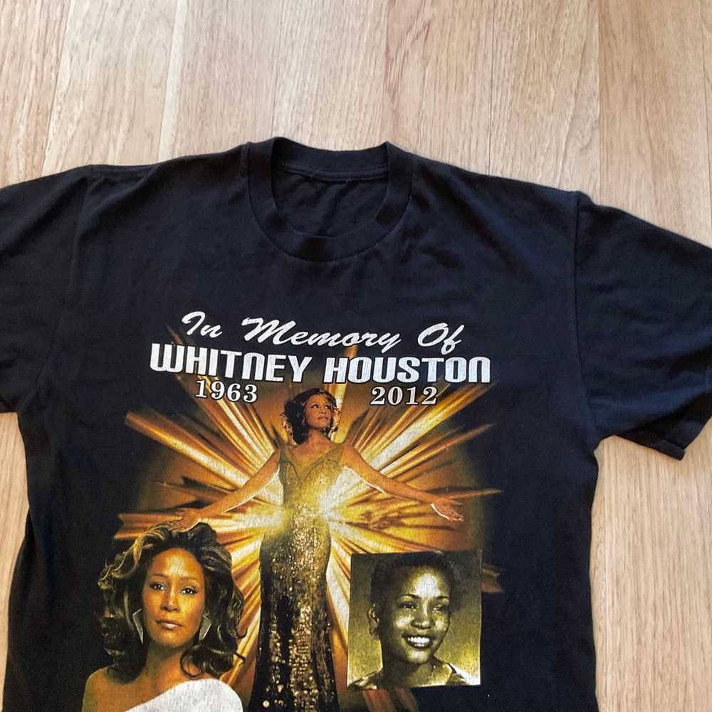 Whitney Houston Adult T-Shirt Queen of pop 1963-2… - image 5