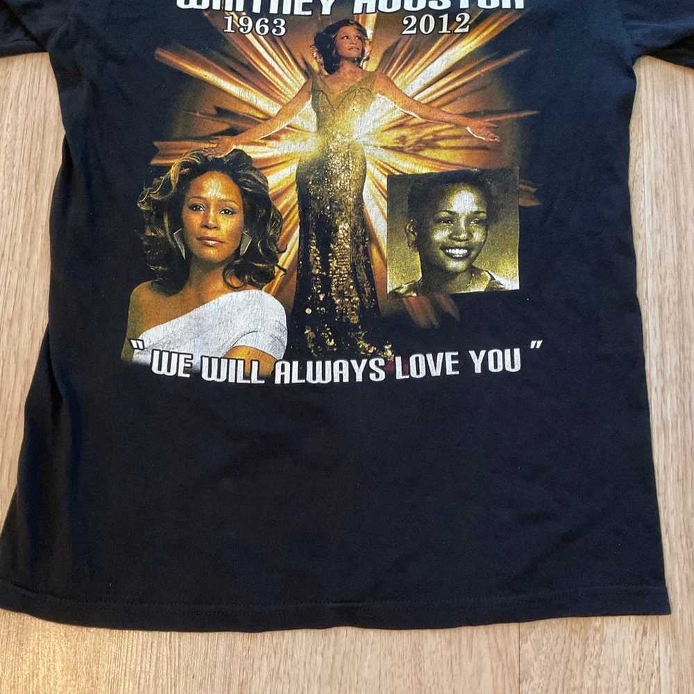Whitney Houston Adult T-Shirt Queen of pop 1963-2… - image 6