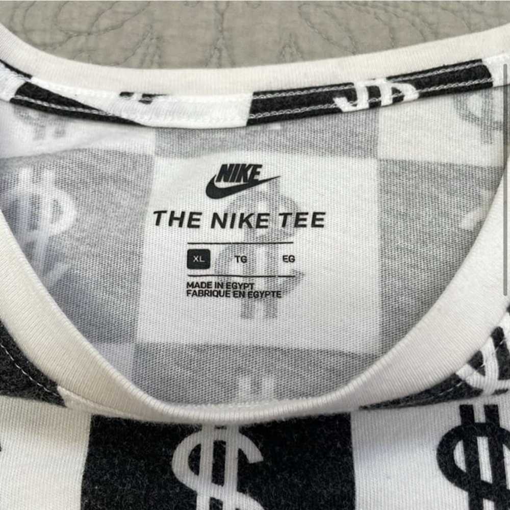 Unisex The Nike Tee Long Sleeve Dollar Sign $ Pat… - image 4