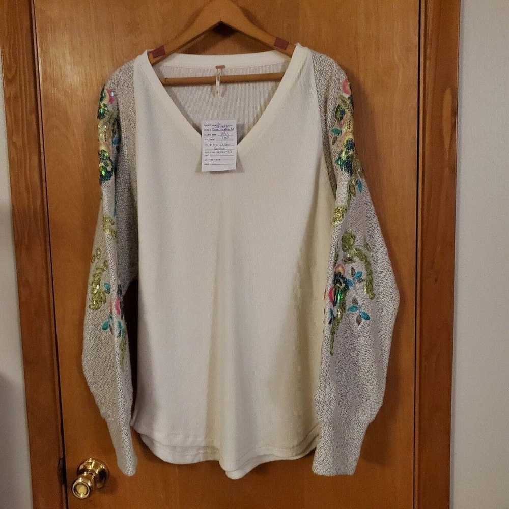 Free People Better Together Tee Thermal Tunic Top… - image 3