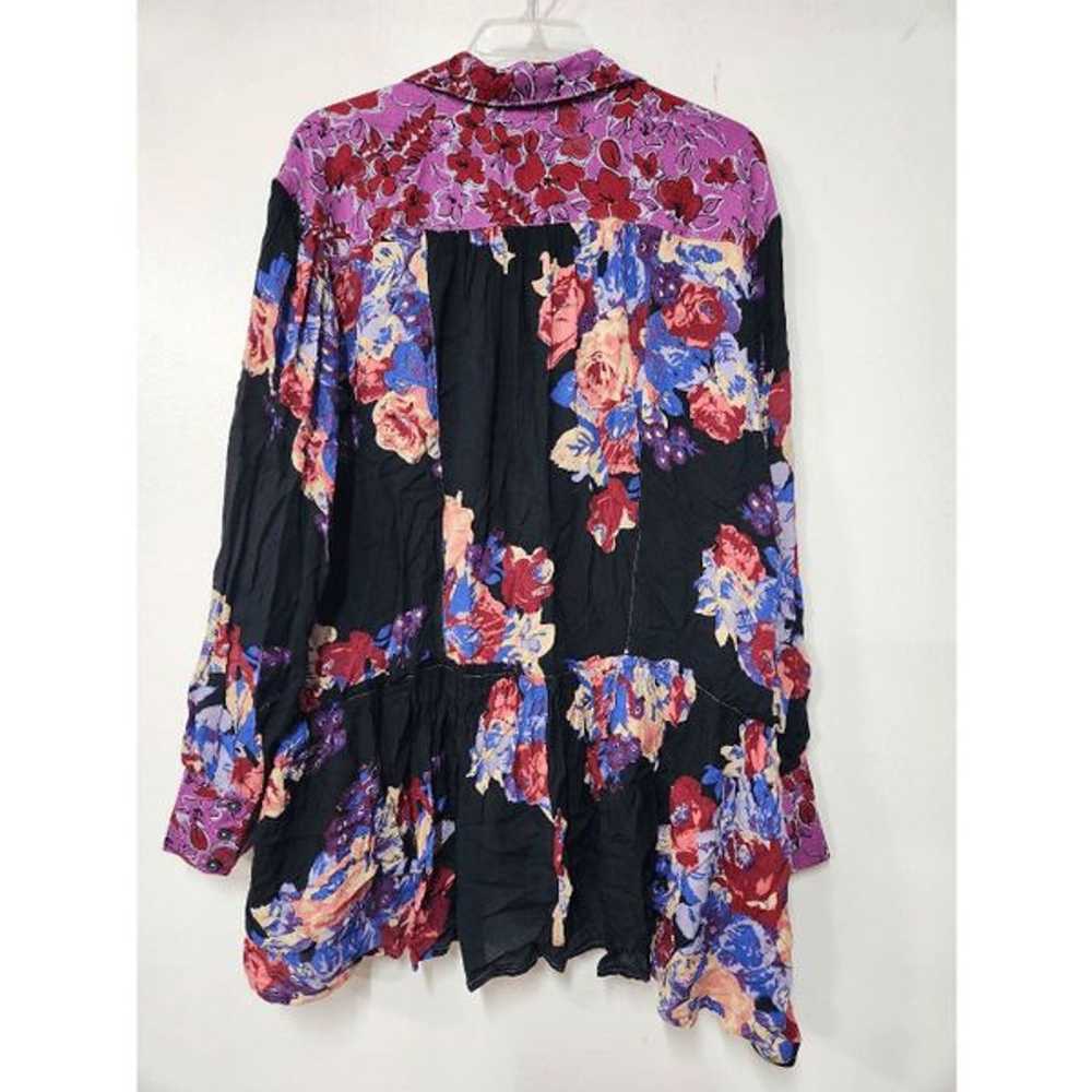 FREE PEOPLEBrunch A Bunch Floral Tunic Size XS A37 - image 8