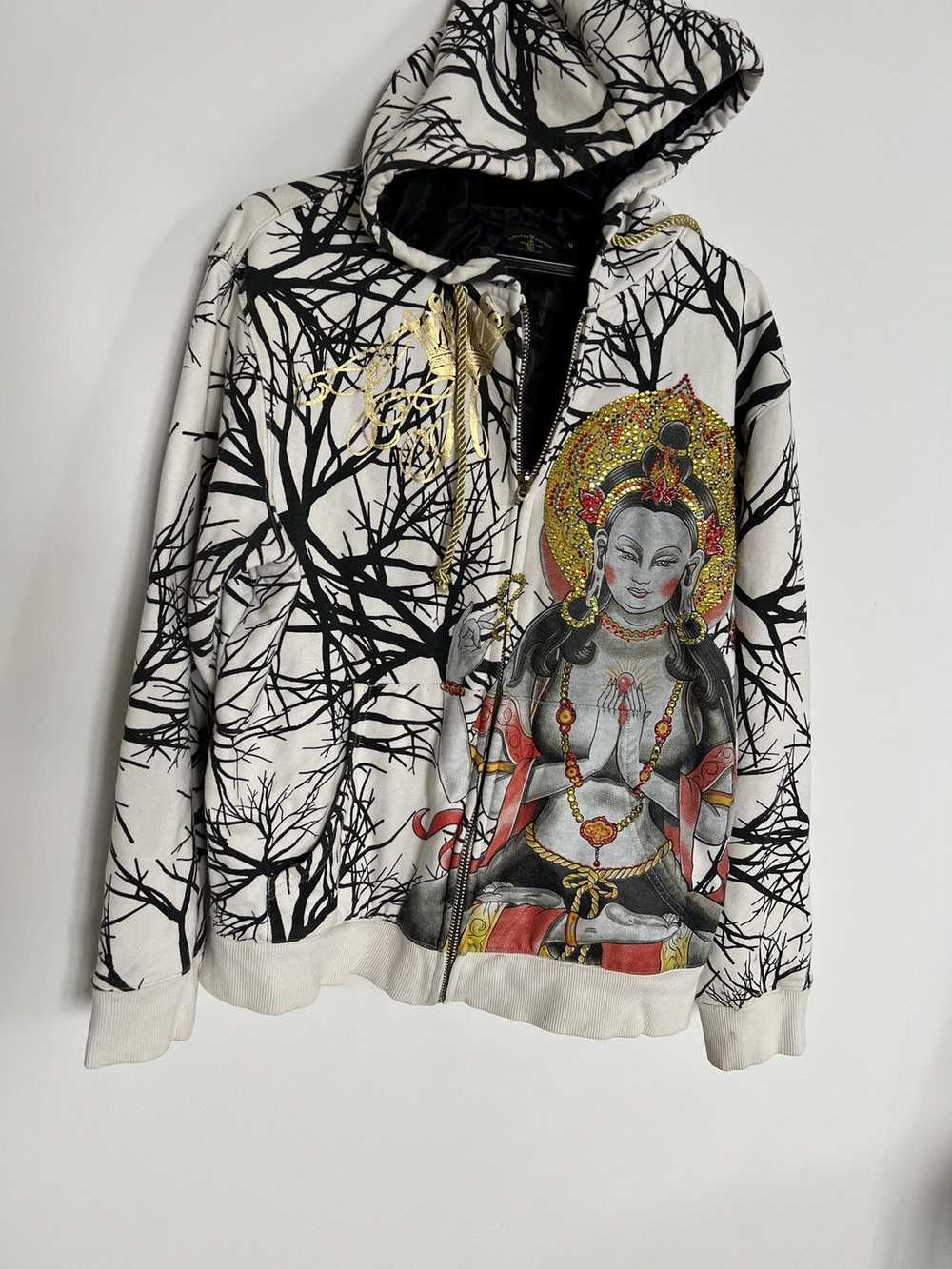 Christian Audigier × Ed Hardy Ed hardy zip hoodie - Gem