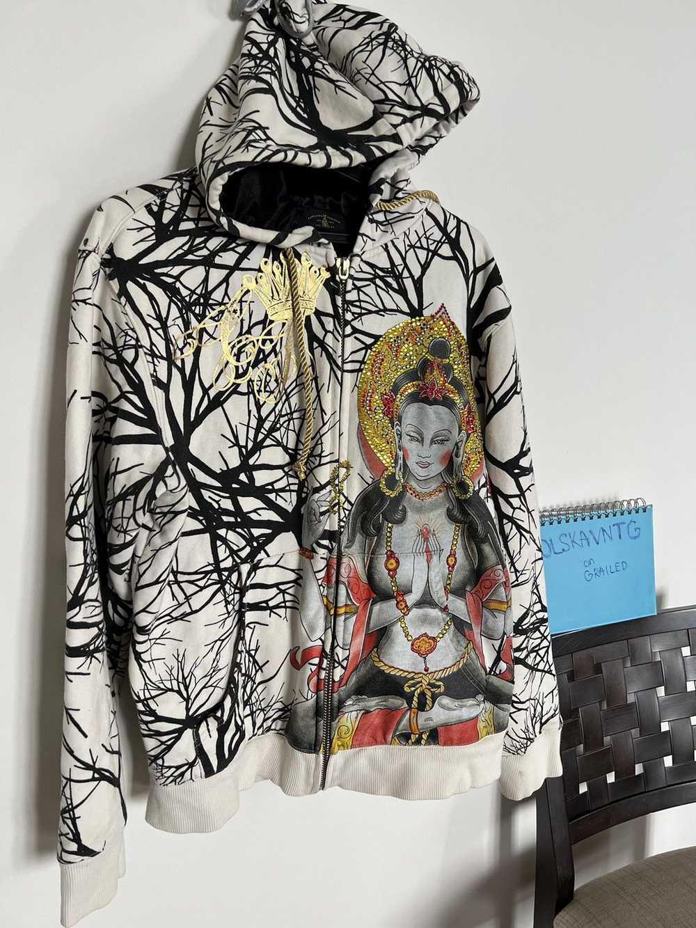 Christian Audigier × Ed Hardy Ed hardy zip hoodie - Gem