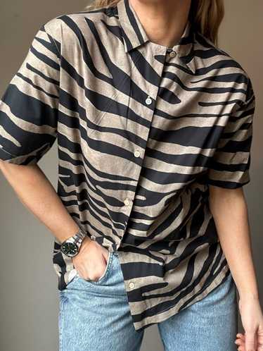 All Saints Zebra Shirt - image 1