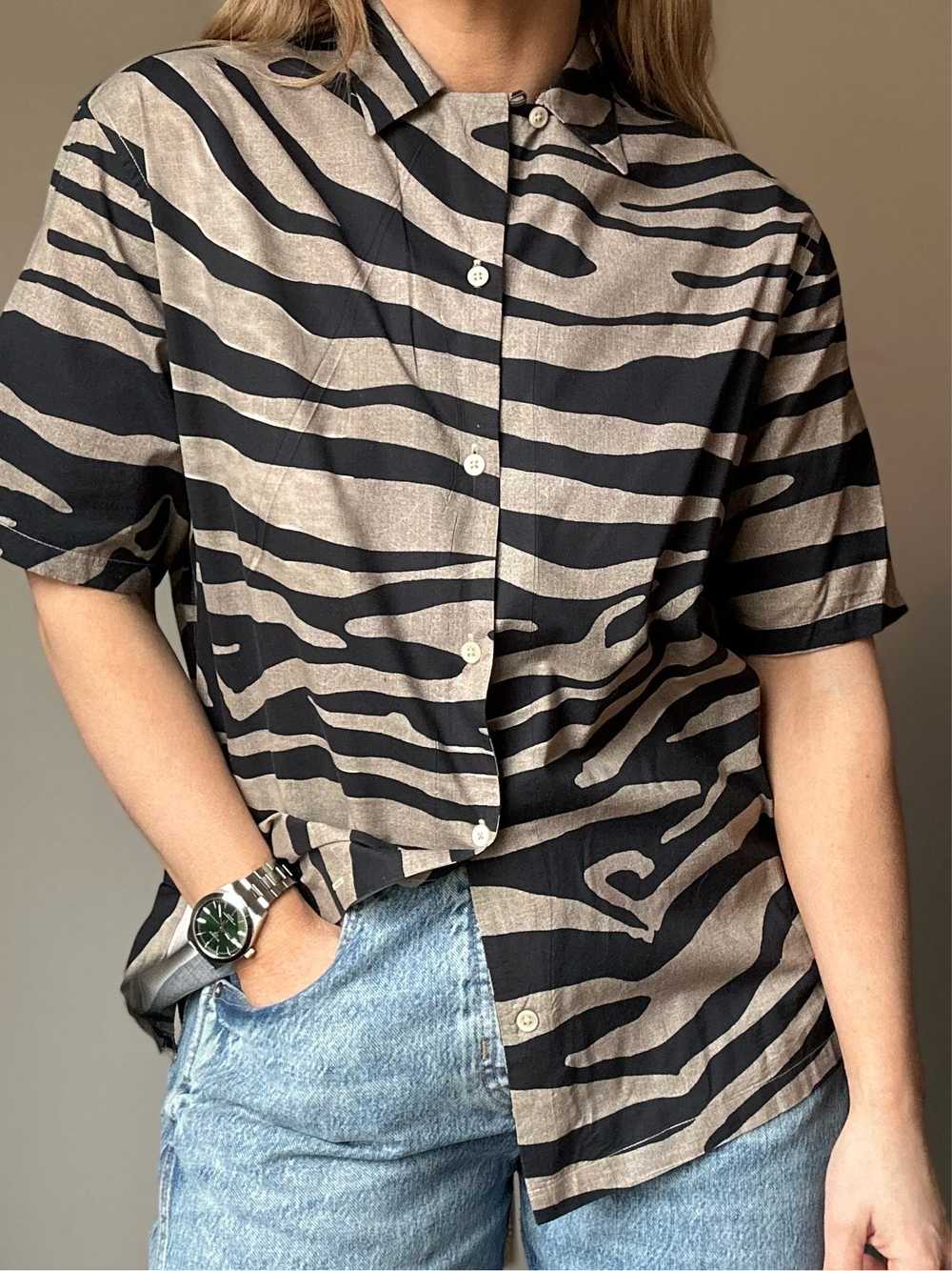 All Saints Zebra Shirt - image 3