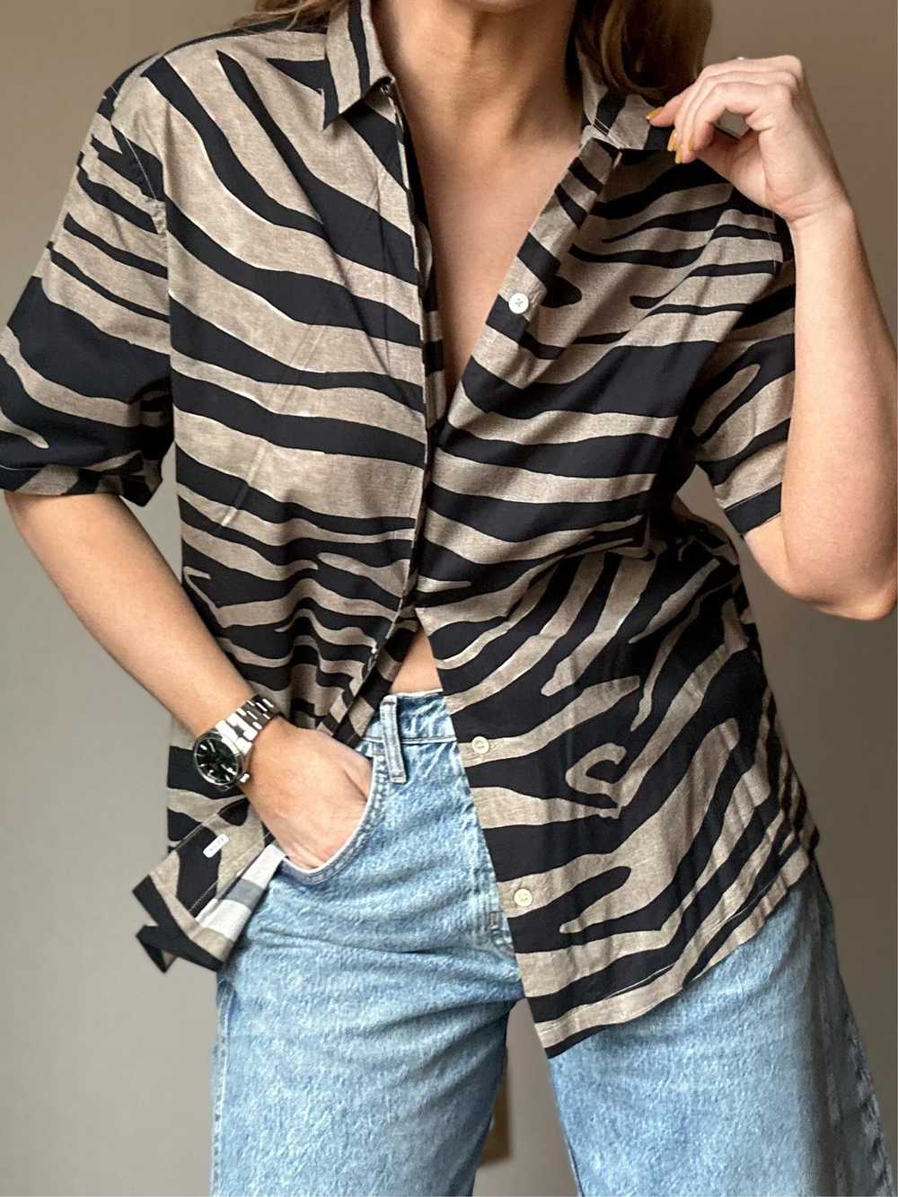 All Saints Zebra Shirt - image 4