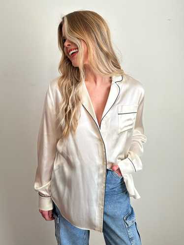 Ralph Lauren Satin Blouse - image 1