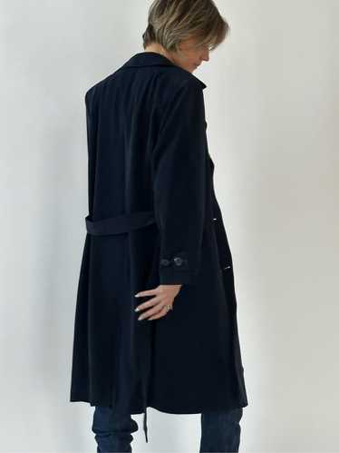 Vintage Navy Petite Trench - image 1