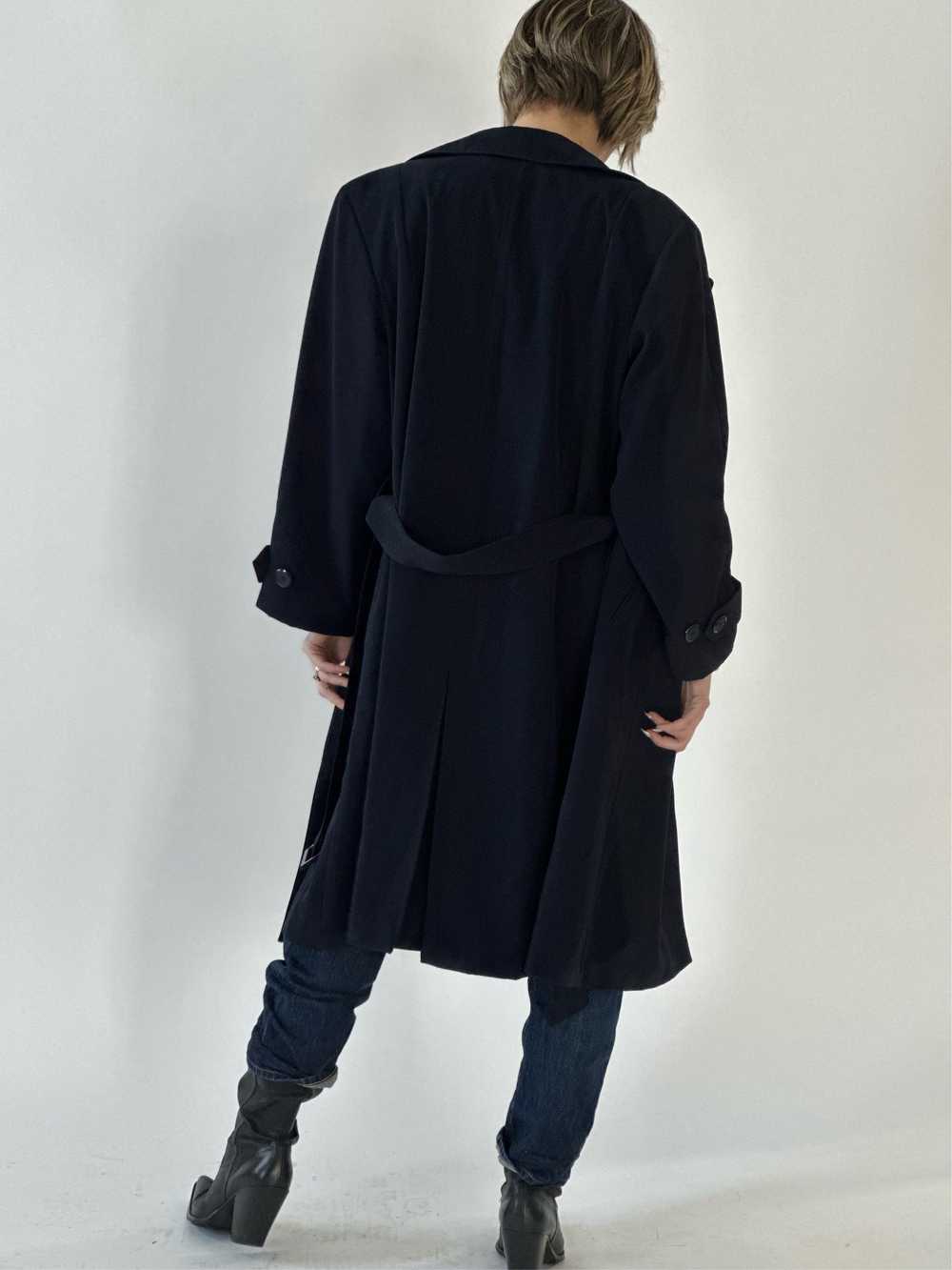 Vintage Navy Petite Trench - image 5