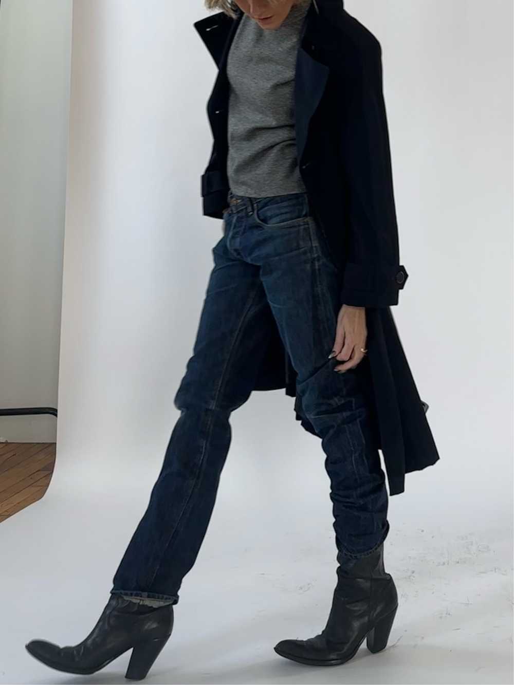 Vintage Navy Petite Trench - image 8