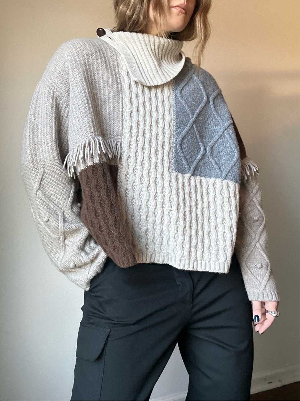 Max Mara Wool Colorblock Sweater - image 10