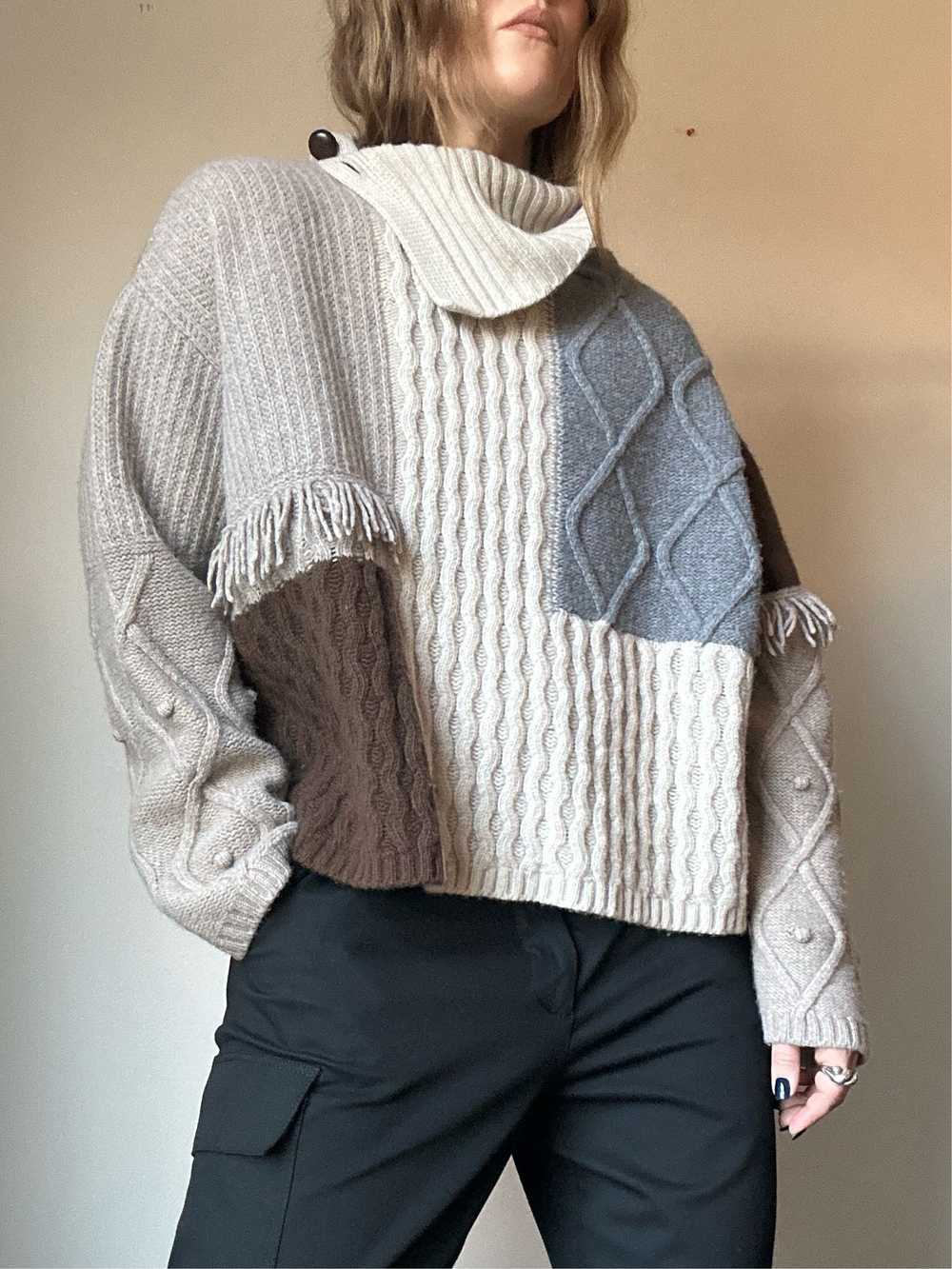Max Mara Wool Colorblock Sweater - image 2