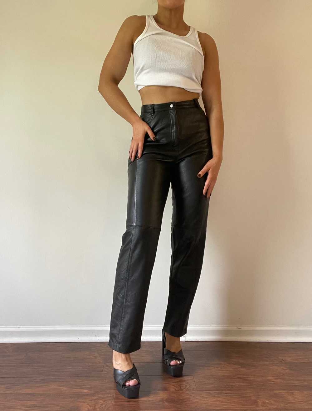 Vintage Leather Pants - image 1