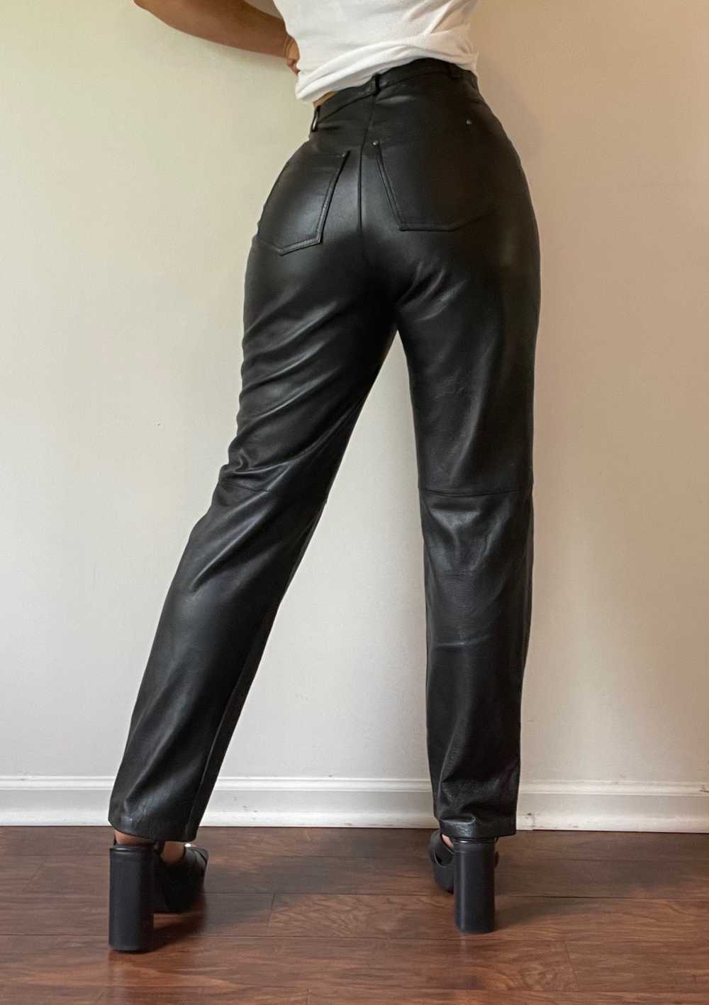 Vintage Leather Pants - image 2