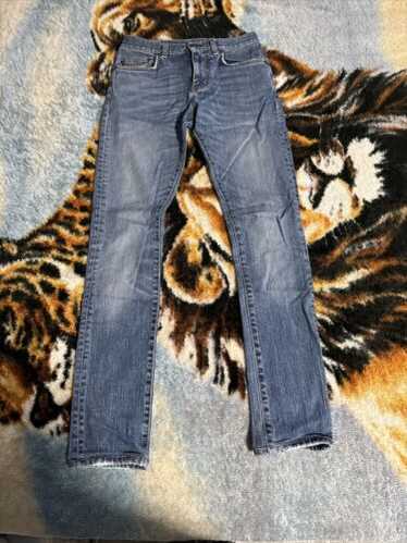 デニム・ジーパン Saint Laurent Jeans ルーズフィットジーンズ（ユーズドブラックデニム） | Saint