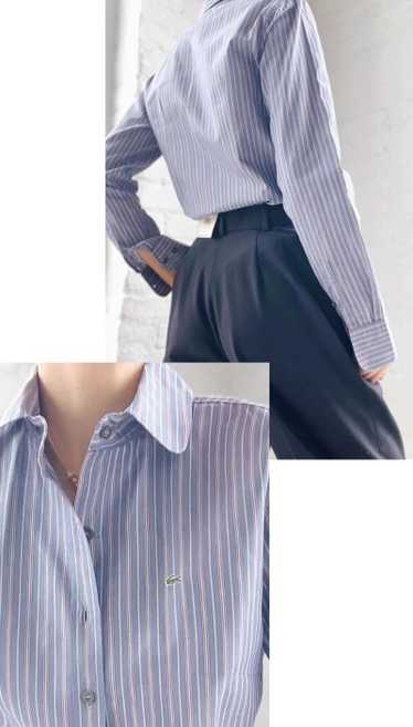 Lacoste essential stripe chemise