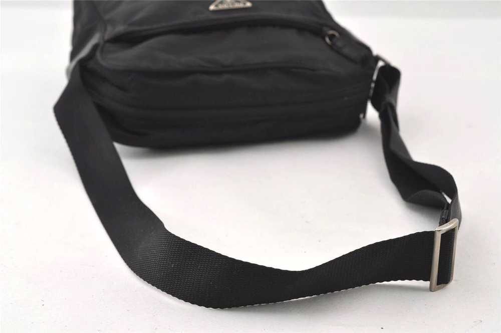 Authentic PRADA Vela Sport Nylon Tessuto Leather … - image 4
