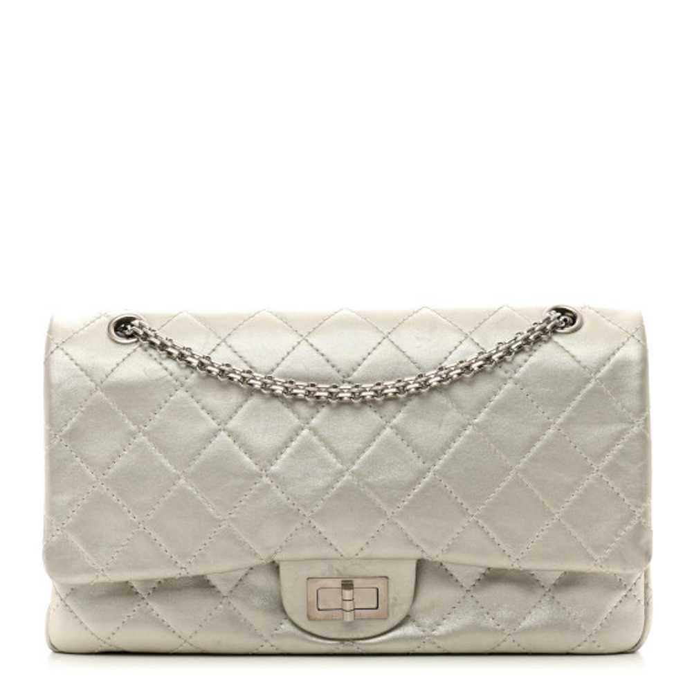 CHANEL Metallic Lambskin Quilted 2.55 Reissue 226… - image 1
