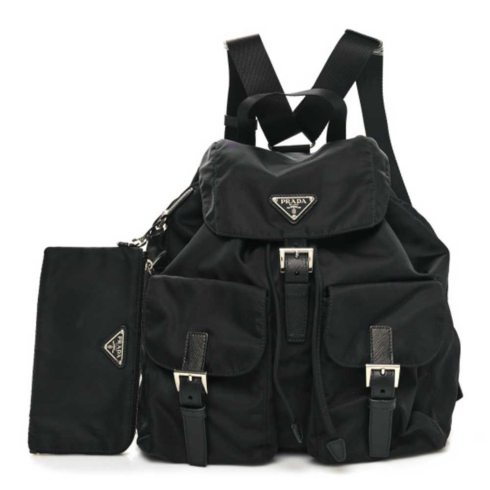 PRADA Re-Nylon Tessuto Saffiano Medium Backpack B… - image 1