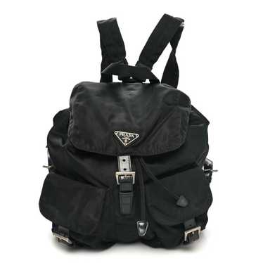 PRADA Nylon Vela Medium Backpack Black - image 1