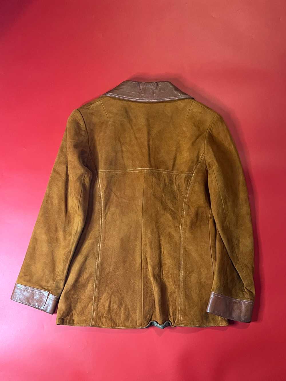 70’s Brown Leather Jacket - image 3