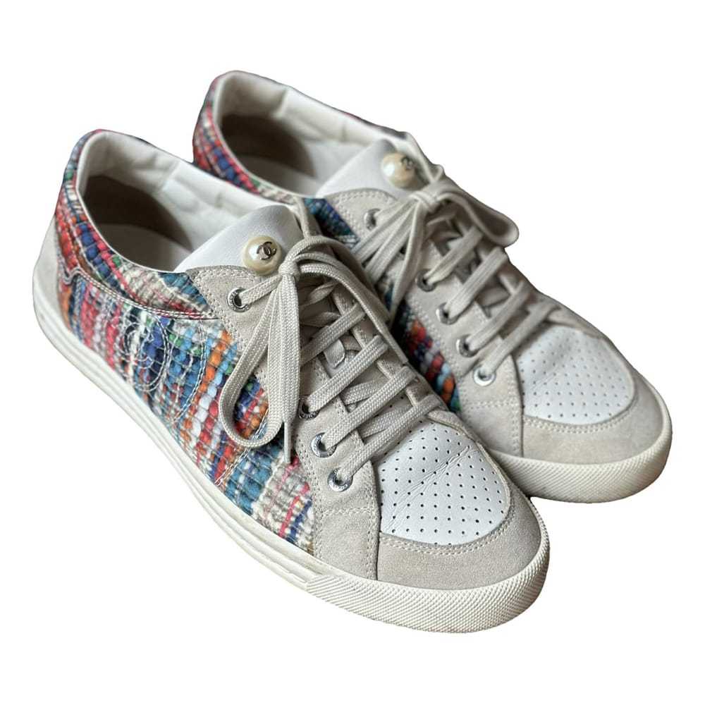 Chanel Boy tweed trainers - image 1