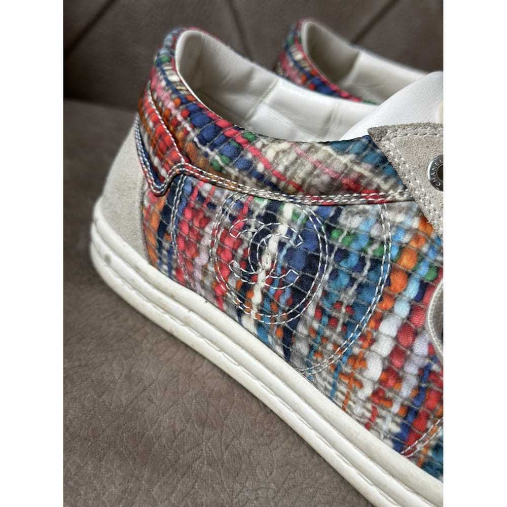 Chanel Boy tweed trainers - image 3