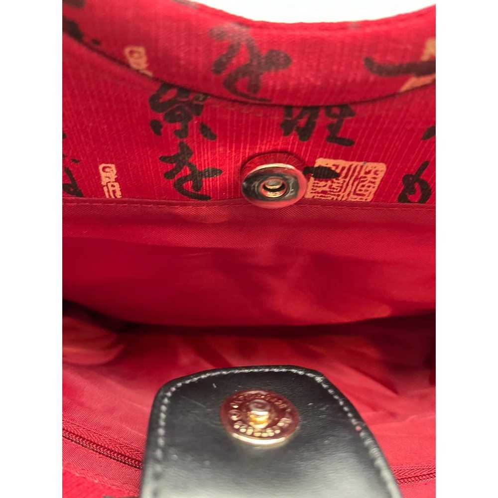 Vintage Sunny Hawaii Red Asian Print Handbag - image 5