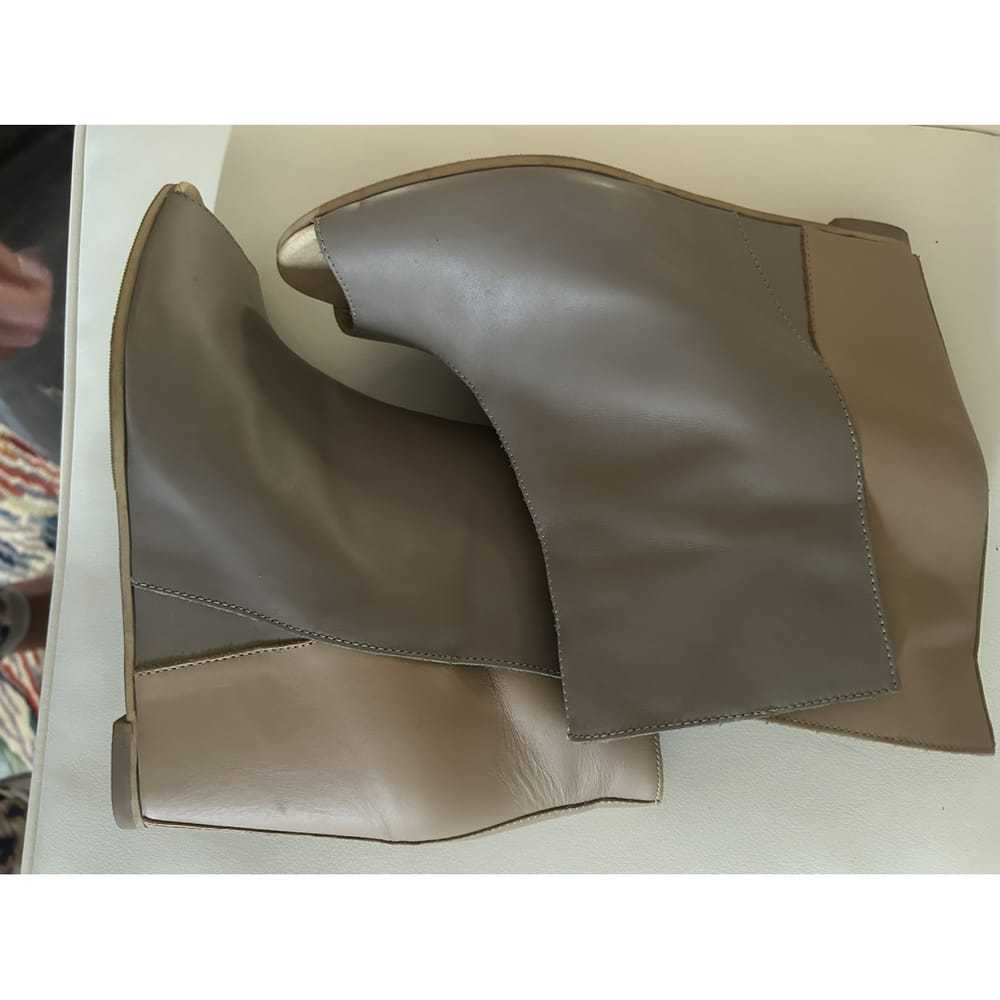 MM6 Leather boots - image 7