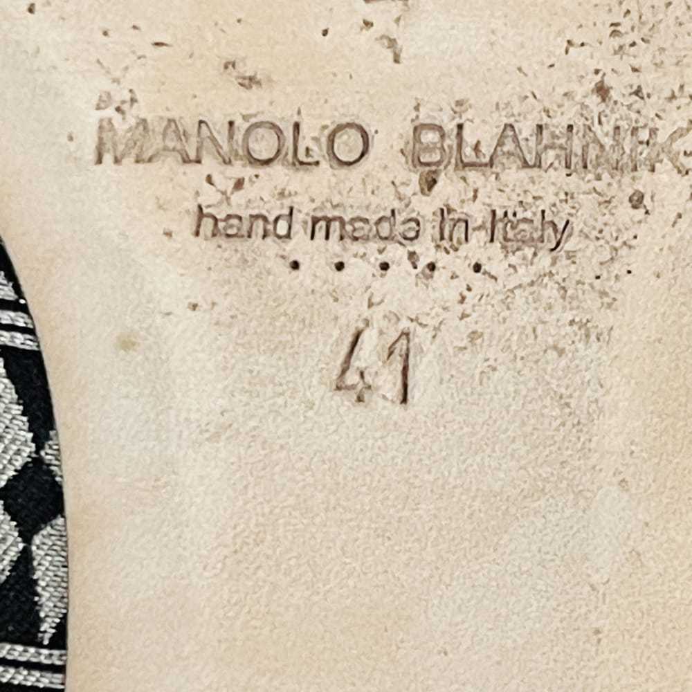 Manolo Blahnik Hangisi cloth flats - image 4