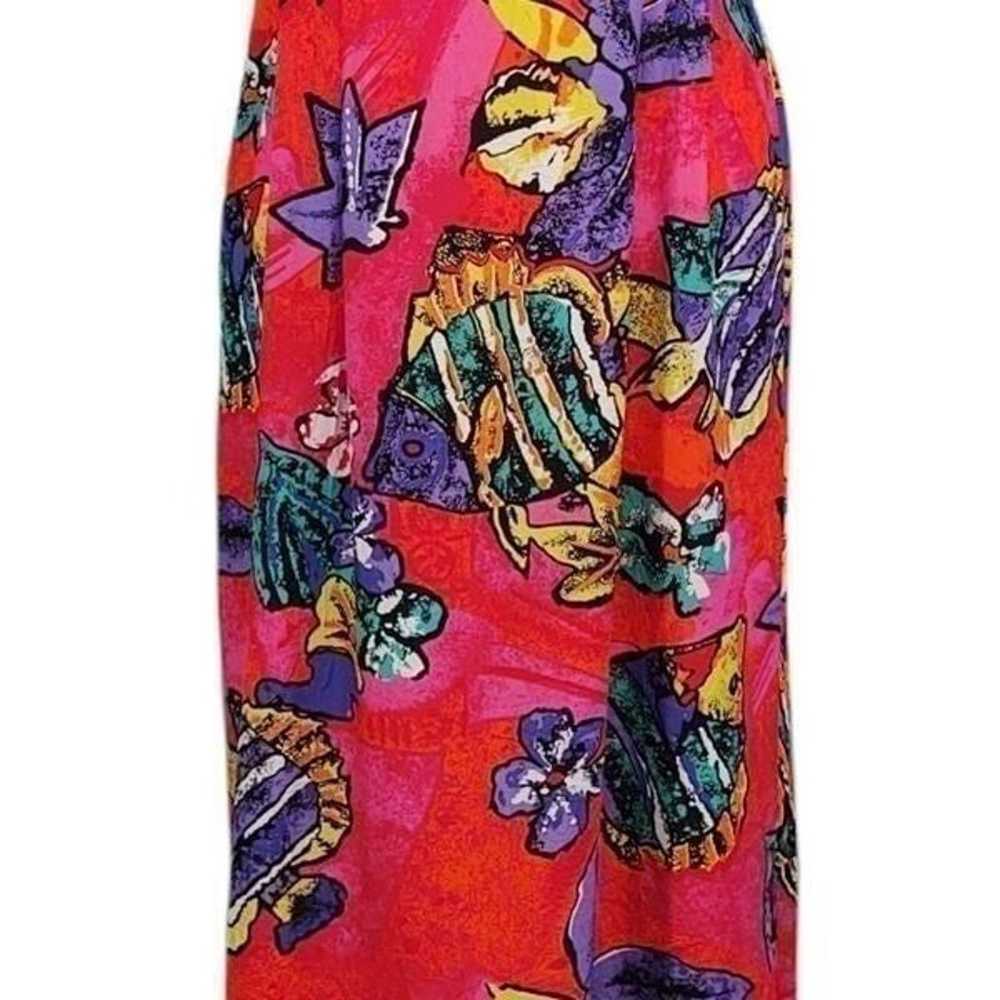 Vintage Hilo Hattie Hawaiian Sleeveless Maxi Dres… - image 4