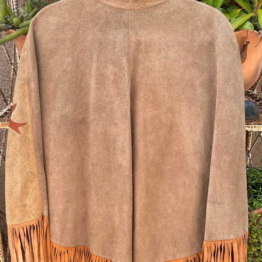 Jacket vintage hippy poncho - image 3