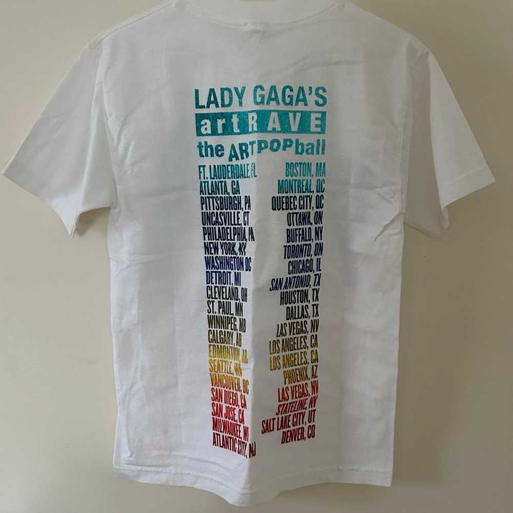 Lady Gaga Artpop Ball Tour T Shirt Merch Short Sl… - image 2